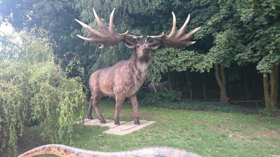 dinosaurer, pattedyr, istids forhistoriske dyr, modelstudie 07